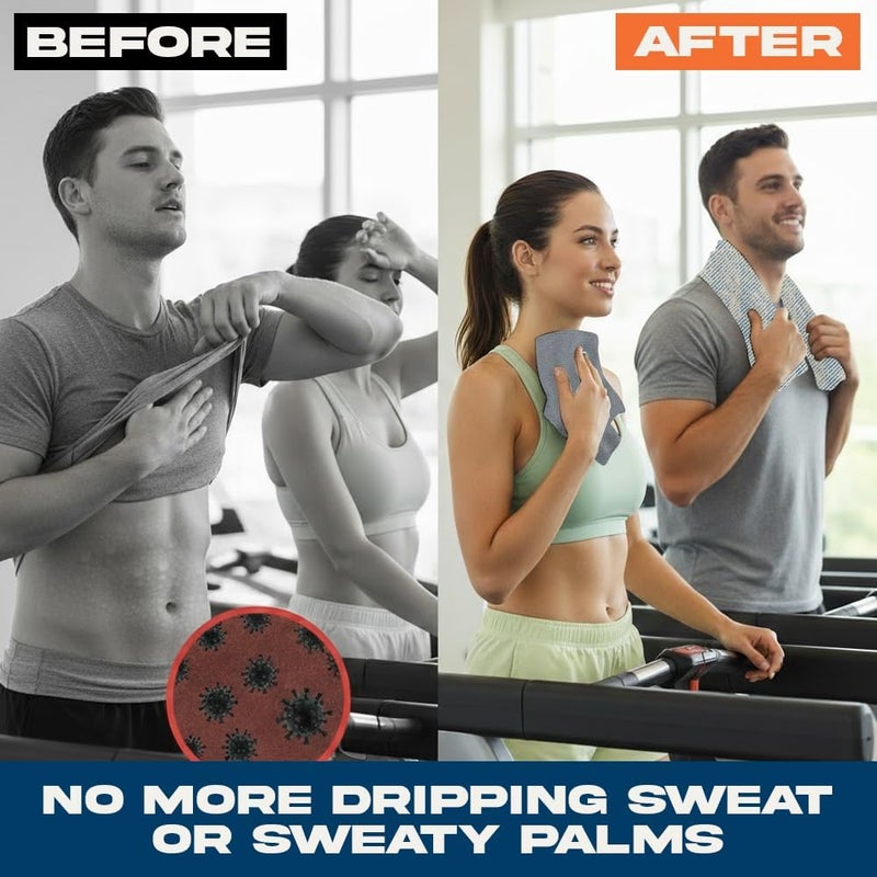 ARMORAY Sweat Absorbing Towel Handkerchief – Quick-Dry Microfiber Gym Towels for Face, Hands & Body – Workout Towel for Men, Sport Rag, Perfect for Tennis, Pickleball & Sauna Use by Women - Image 3